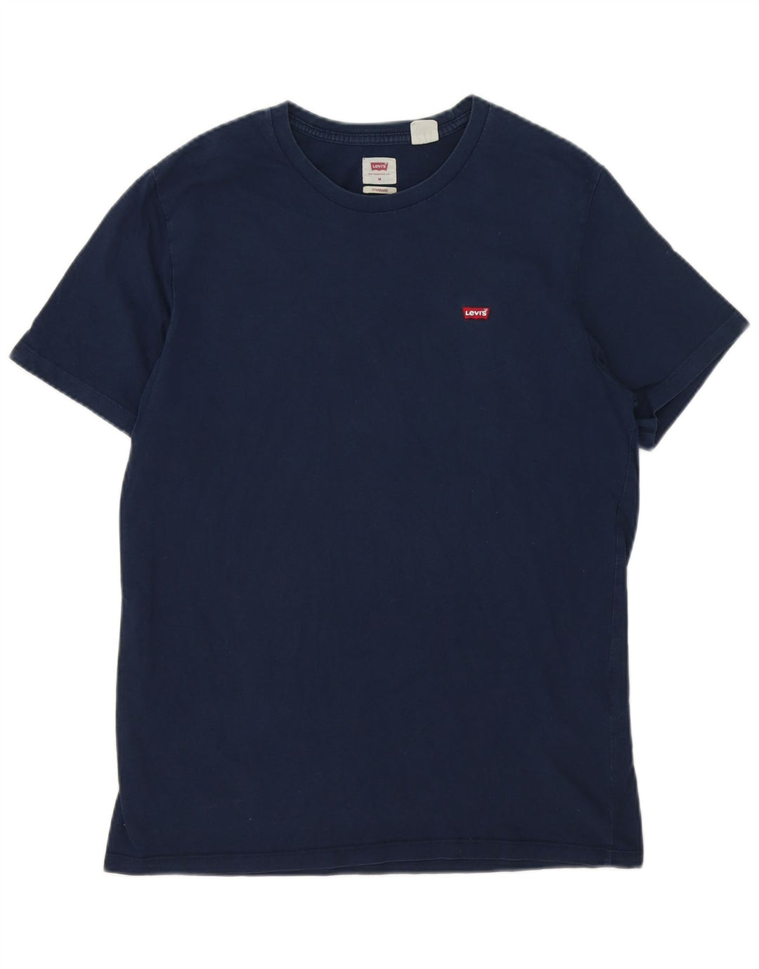 LEVI'S Herren-Standard-T-Shirt-Oberteil aus Baumwolle in mittlerem Marineblau