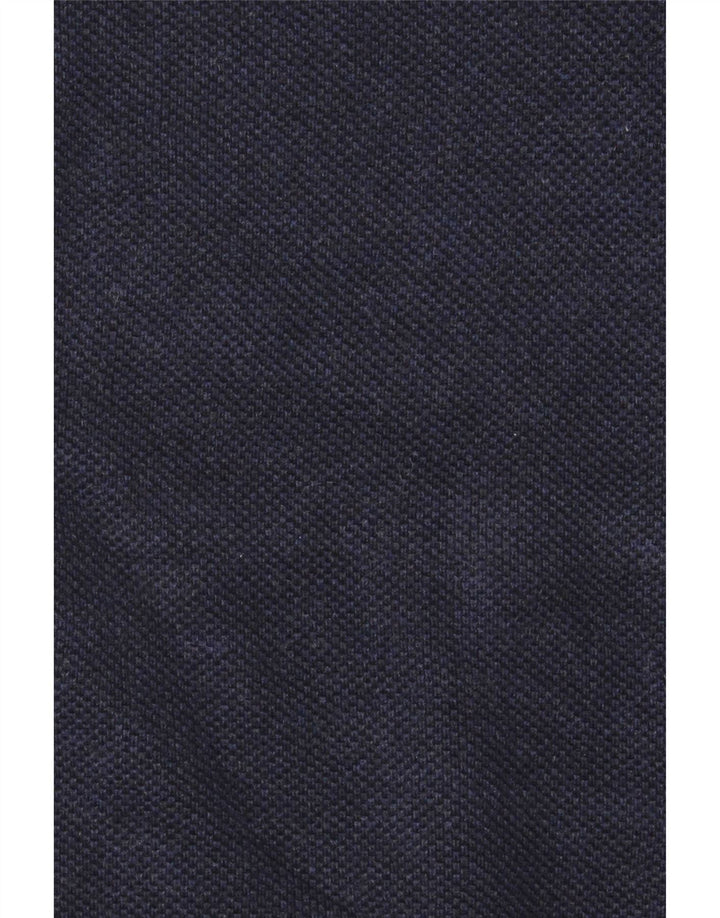 John Lewis Herren-Pullover mit Reißverschluss am Hals, große marineblaue Baumwolle