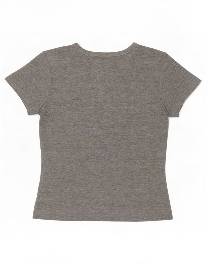 Champion Damen T-Shirt Top UK 12 Mittelgrau