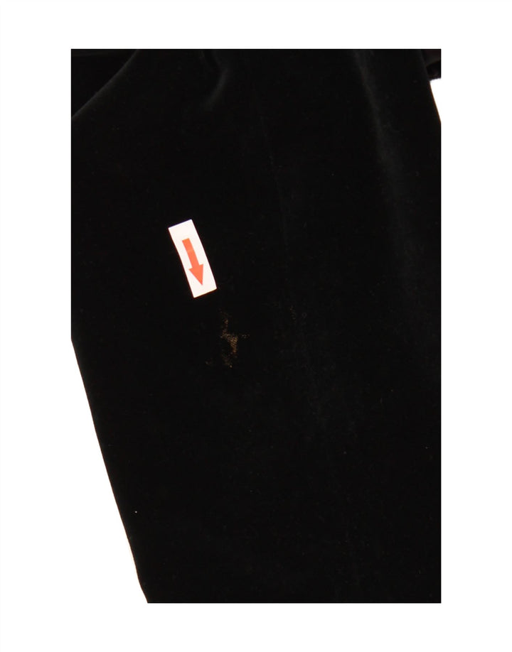 Zara Herren-Blazer aus Samt mit 1 Knopf, EU 52, große schwarze Baumwolle
