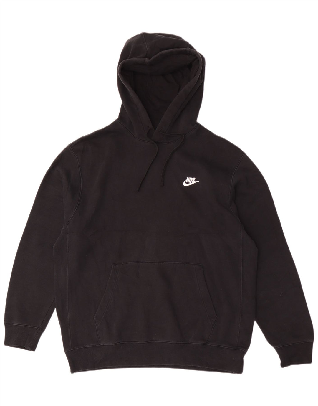 Nike Herren Kapuzenpullover, groß, aus schwarzer Baumwolle