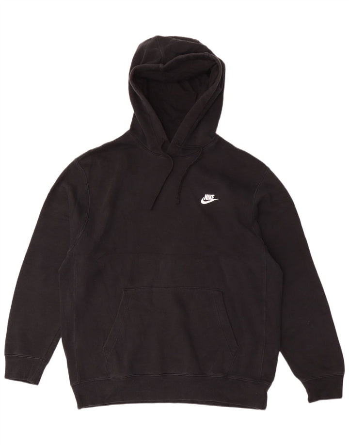 Nike Herren Kapuzenpullover, groß, aus schwarzer Baumwolle