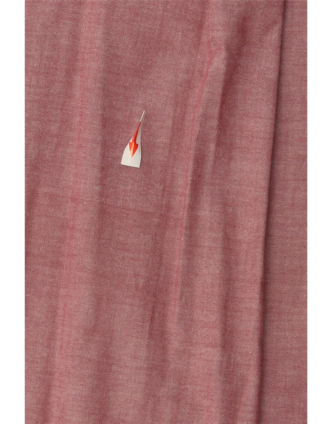 Izod Herrenhemd 2XL Burgunderrot aus Baumwolle