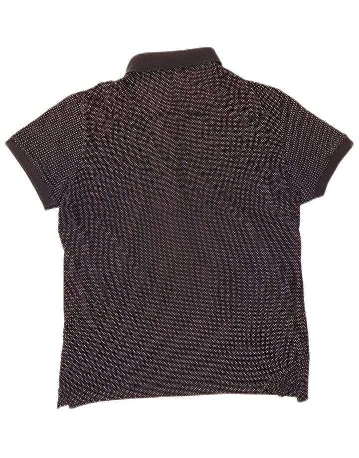 Gas Herren-Poloshirt aus Baumwolle in mittlerer Marineblau-Optik