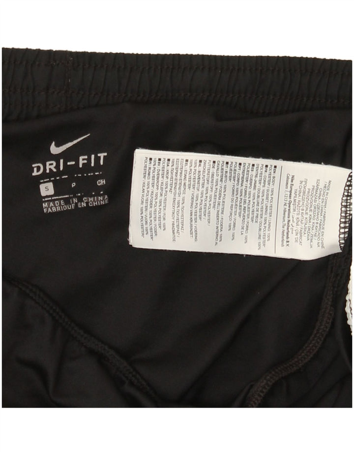Nike Damen Dri Fit Sport Shorts UK 10 Small Schwarz Polyester