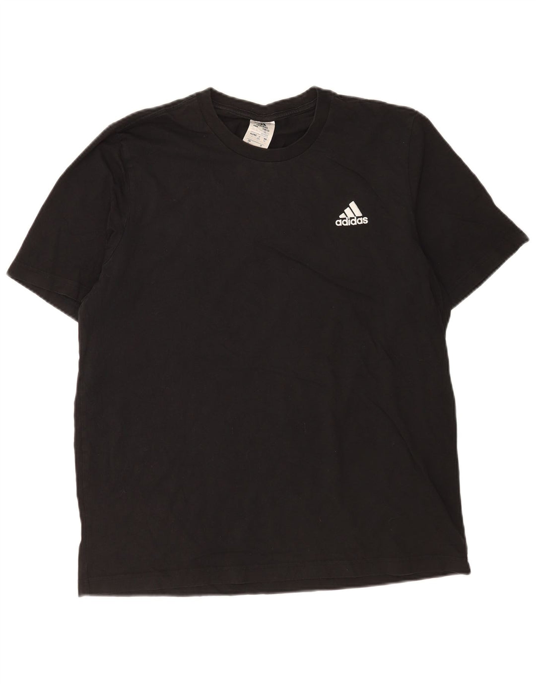 Adidas Herren T-Shirt Top Large Schwarz Baumwolle