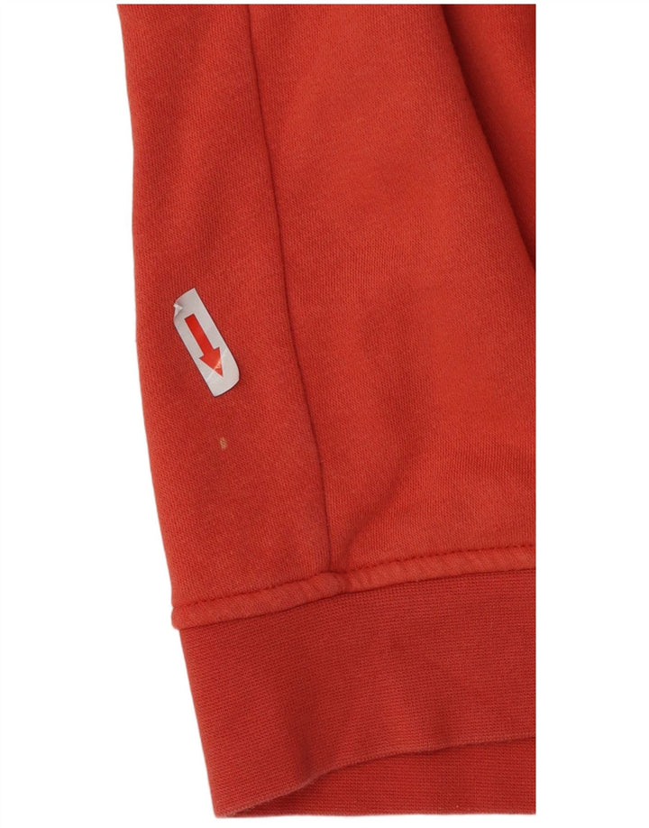 Adidas Herren Grafik-Sweatshirt-Pullover, groß, orange, Baumwolle