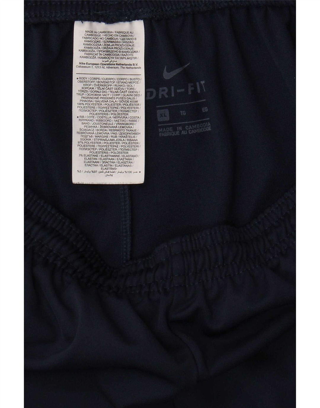 Nike Herren Dri Fit Trainingshose XL Marineblau Polyester