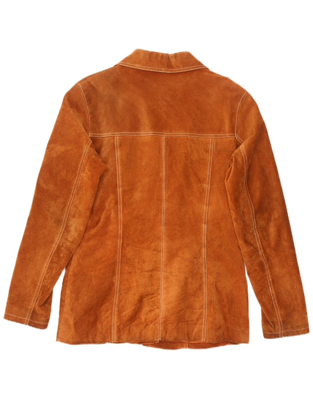 Gipsy Damen Wildlederjacke UK 14 Mittelbraunes Leder