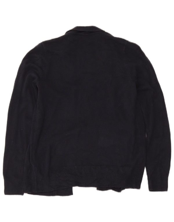 Marks & Spencer Damen-Strickjacke, offen, klein, Marineblau, Acryl