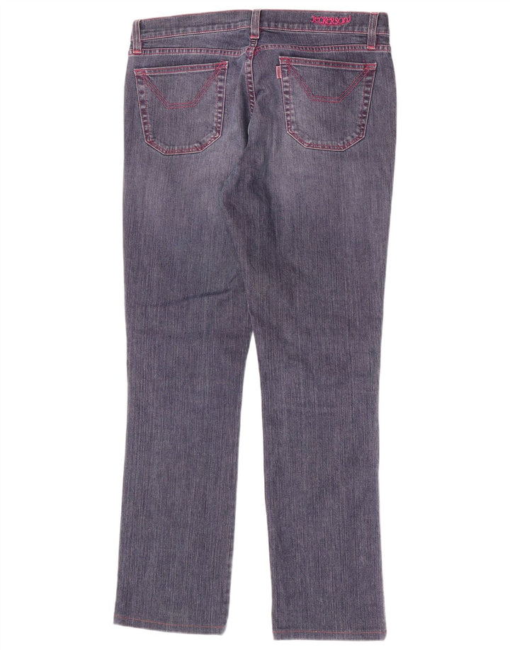 Jeckerson Damen Slim Jeans W34 L30 Blaue Baumwolle