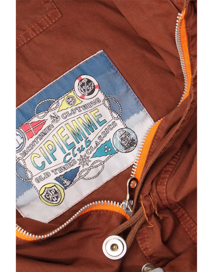 Vintage Herren Yachting Utility Jacke UK 40 Large Braun