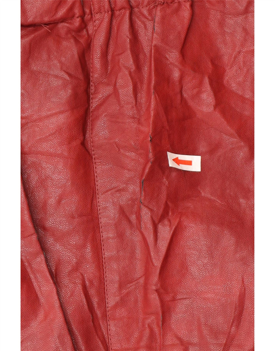 Zara Damen Lederrock Small W26 Burgund