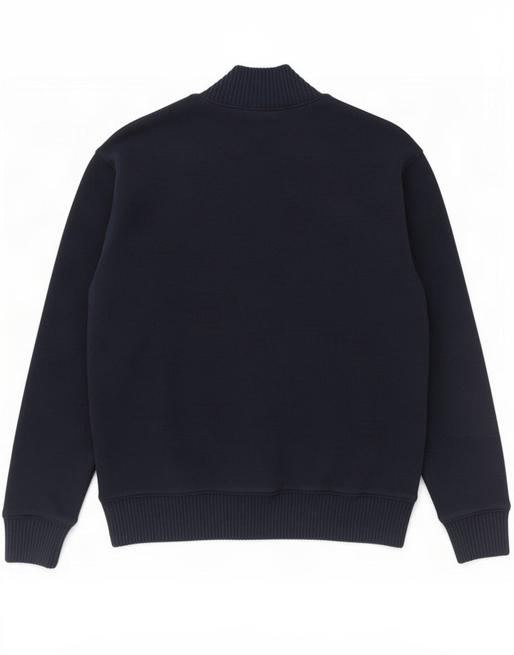 Marks & Spencer Herren-Cardigan-Pullover „Harbor“ in Blau aus mittelblauer Baumwolle