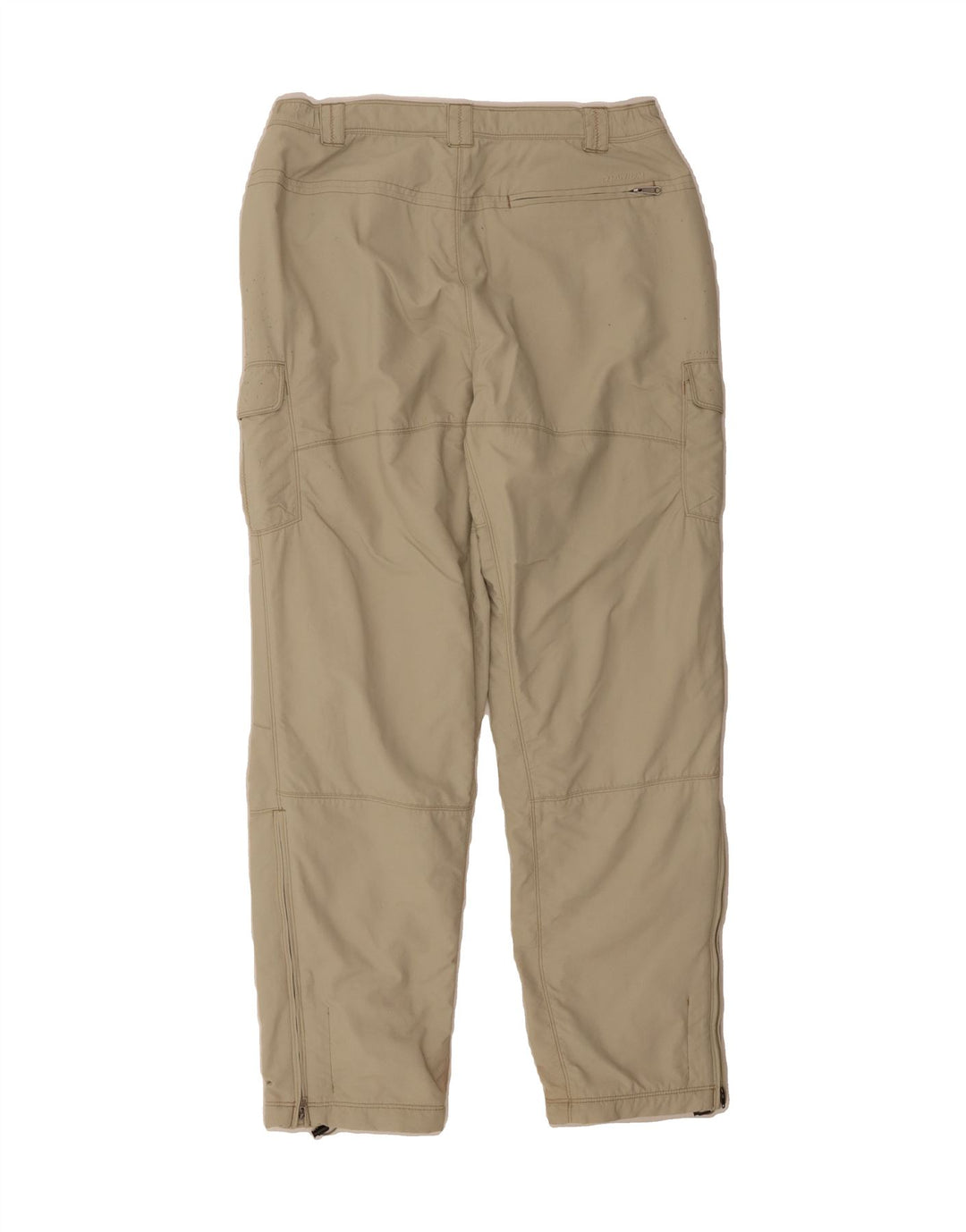 COLUMBIA Womens Straight Cargo Trousers Medium W30 L30 Beige Nylon Vintage Columbia and Second-Hand Columbia from Messina Hembry 