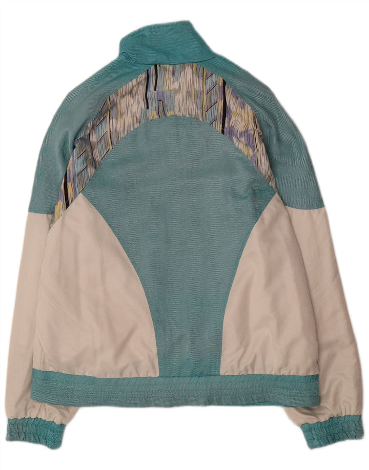 Madison Damen-Trainingsanzug-Oberjacke, EU 40, Mittelweiß, Farbblock