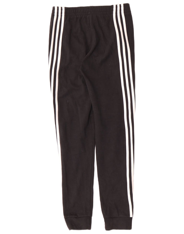 Adidas Jungen-Trainingshose, Jogginghose, 13–14 Jahre, Größe L, Schwarz, Baumwolle