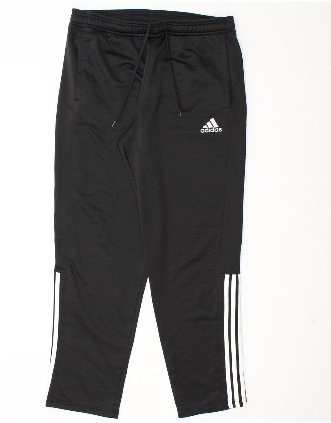 ADIDAS Herren-Trainingshose, groß, aus schwarzem Polyester
