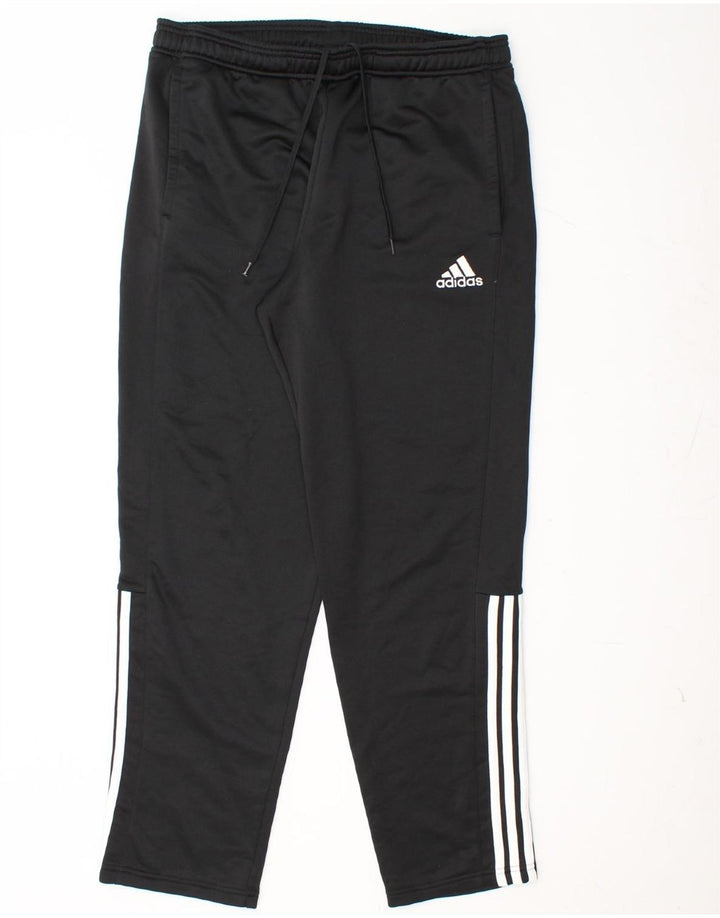 ADIDAS Herren-Trainingshose, groß, aus schwarzem Polyester