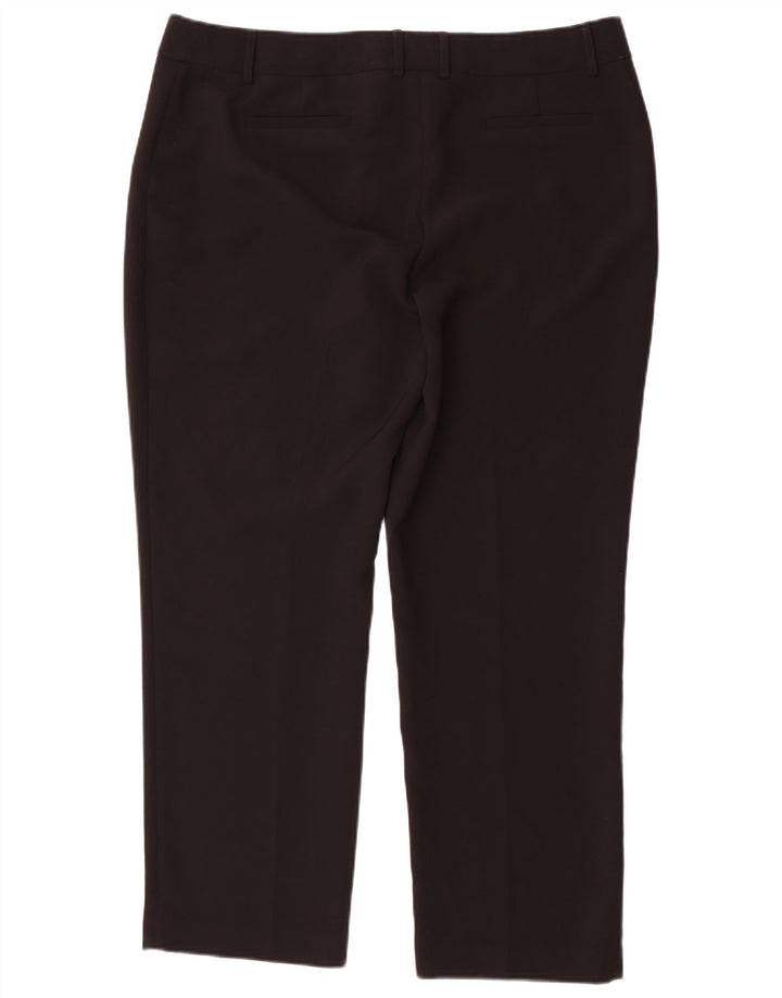 KARL LAGERFELD Damen Gerade Freizeithose W36 L28 Schwarz Polyester