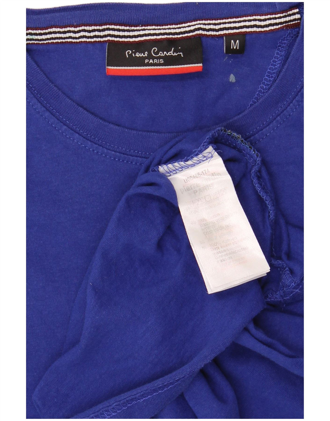 Pierre Cardin Herren T-Shirt Top mittelblaue Baumwolle