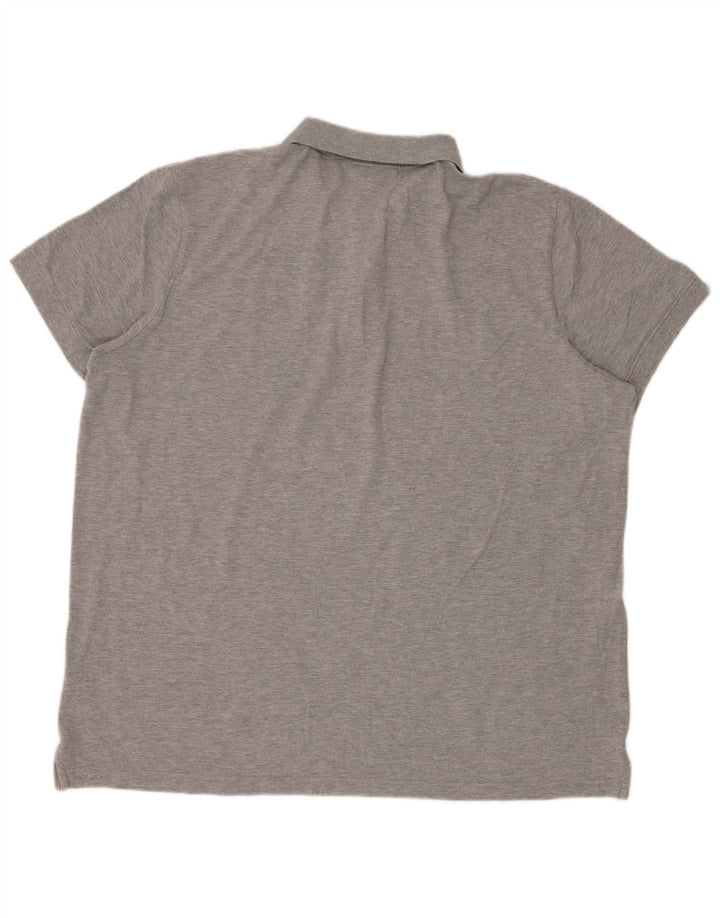 KAPPA Herren Poloshirt 3XL Grau Baumwolle