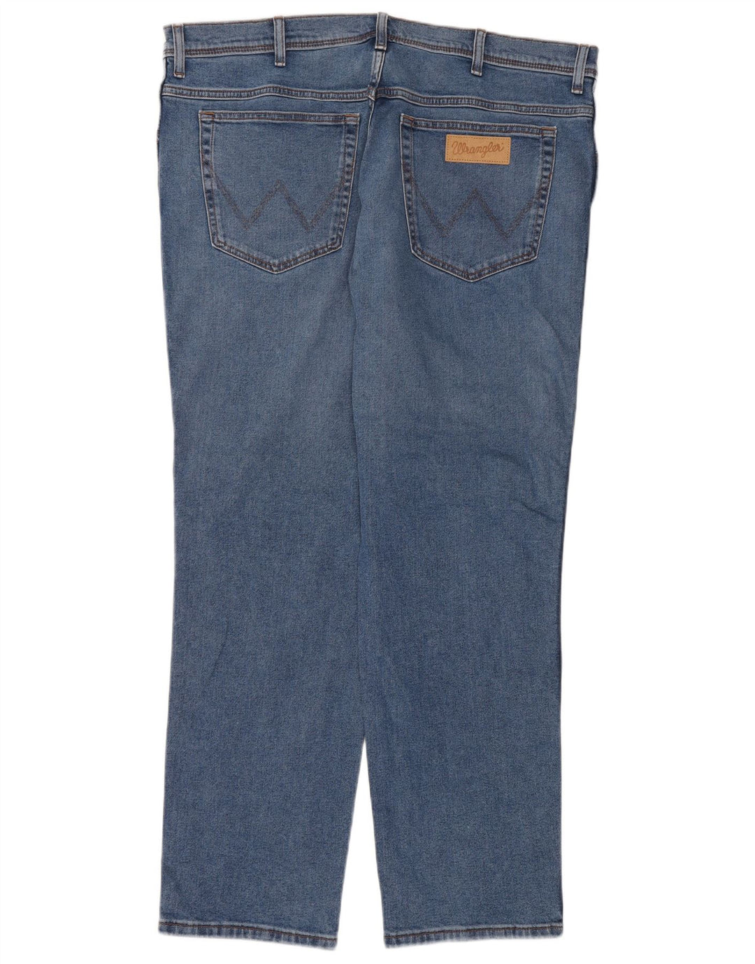 Wrangler Herren Texas Slim Jeans W42 L30 Blaue Baumwolle