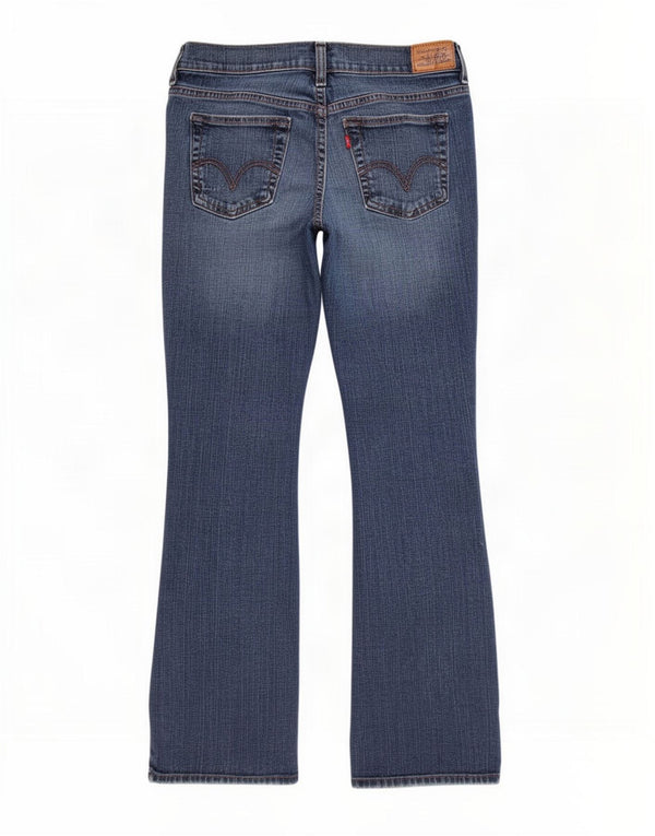 Levi's Damen 515 Bootcut Jeans US 8 Medium W30 L31 Blaue Baumwolle