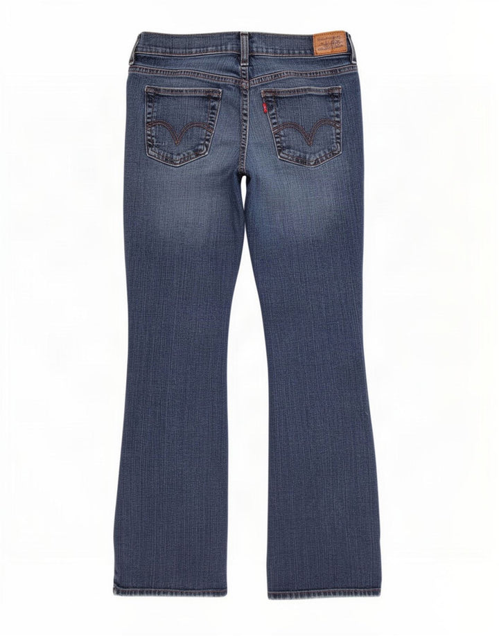 Levi's Damen 515 Bootcut Jeans US 8 Medium W30 L31 Blaue Baumwolle