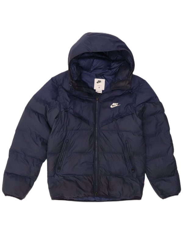 Nike Herren Storm-Fit Kapuzenjacke, wattiert, Größe S, Marineblau, Polyester