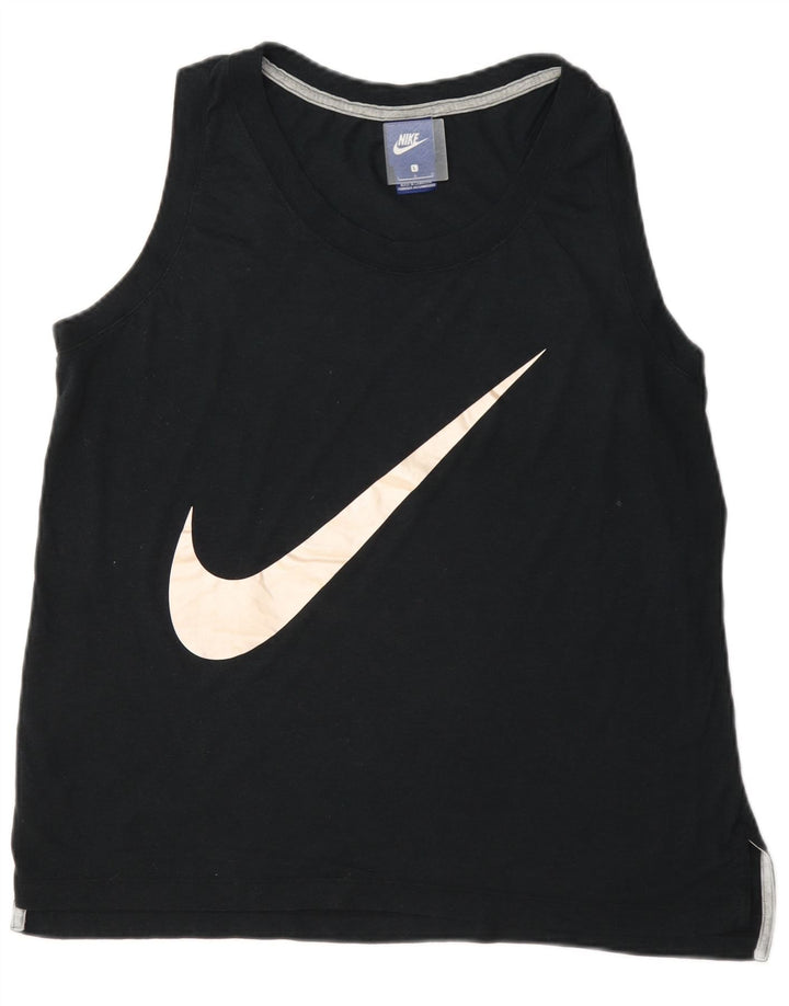 Nike Damen Graphic Vest Top UK 16 Large Marineblau