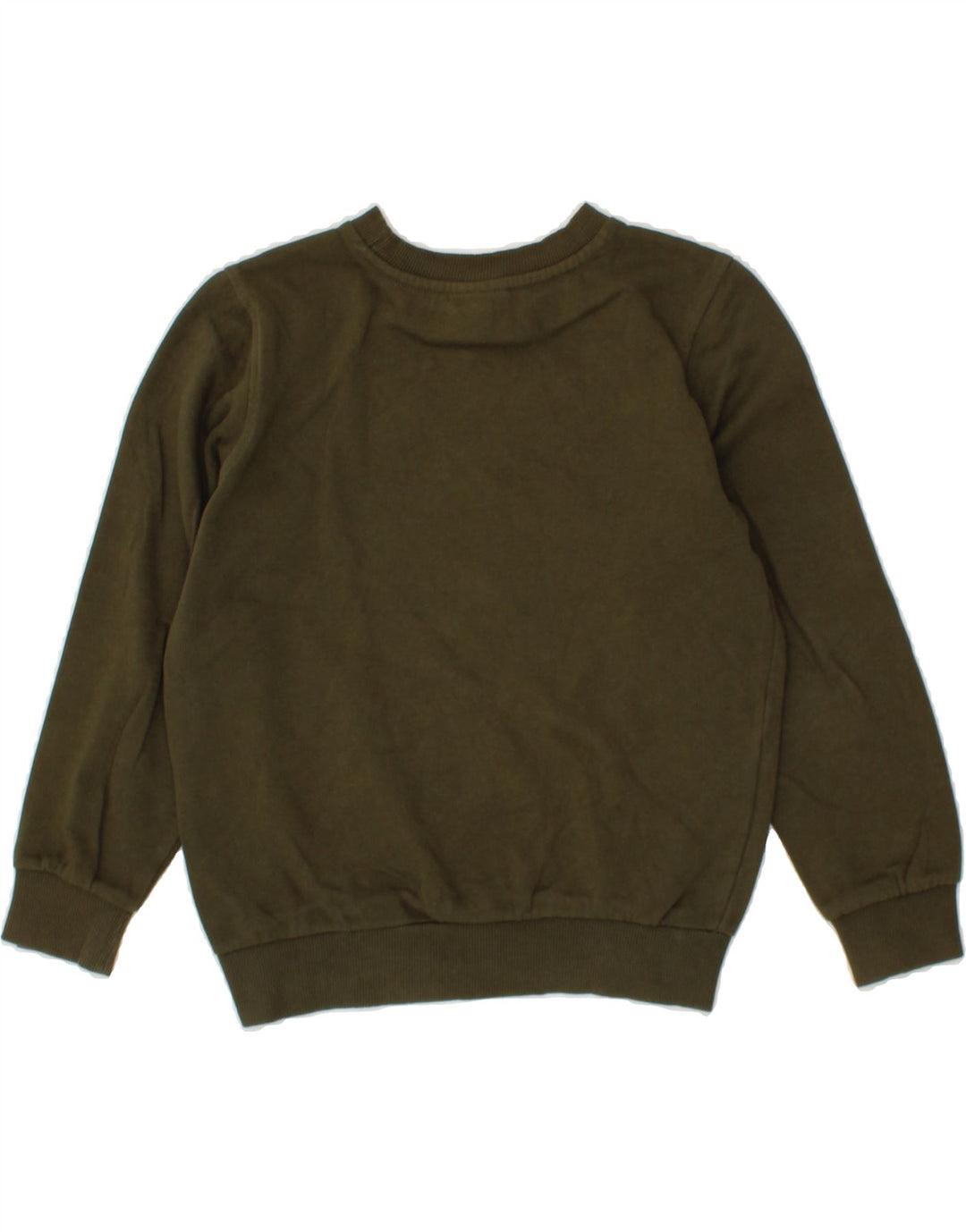 ELLESSE Boys Graphic Sweatshirt Jumper 10-11 Years Green Cotton Vintage Ellesse and Second-Hand Ellesse from Messina Hembry 