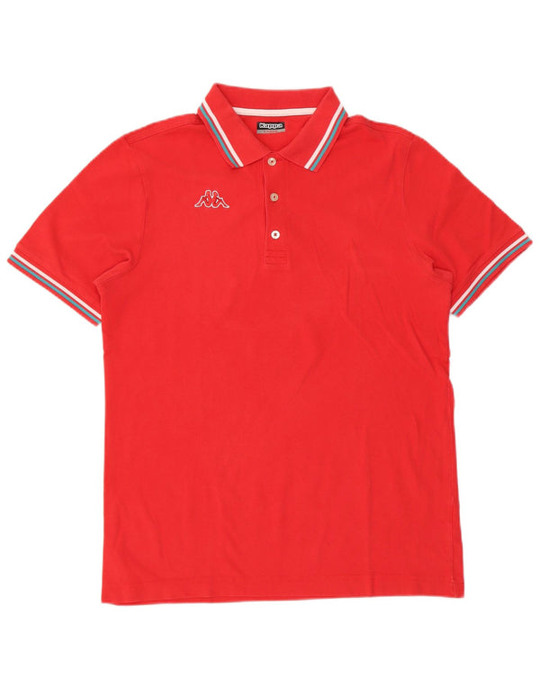 Kappa Herren Poloshirt Large Rot