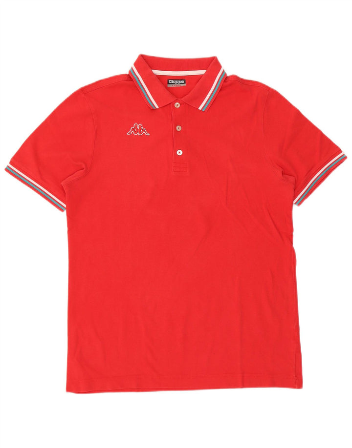 Kappa Herren Poloshirt Large Rot