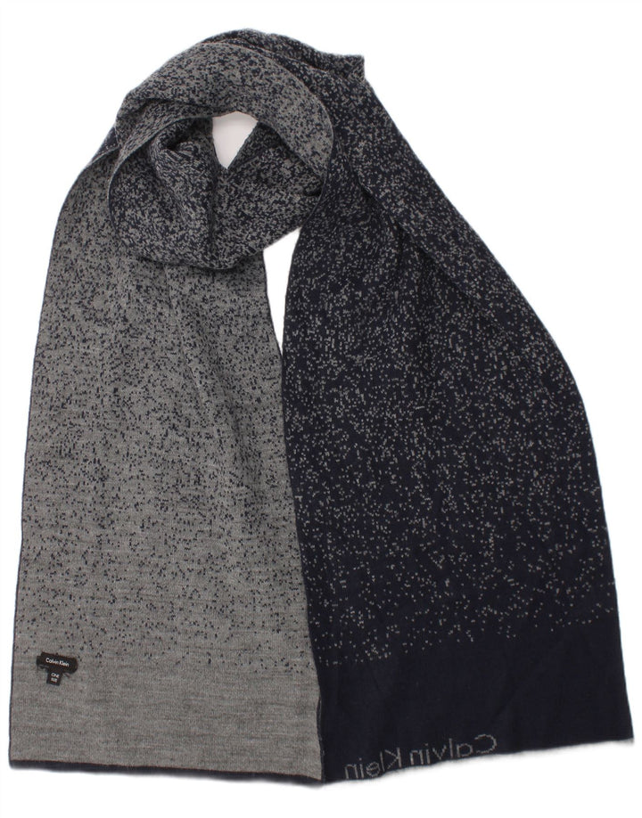 Calvin Klein Herren-Rechteckschal, Einheitsgröße, Marineblau meliert