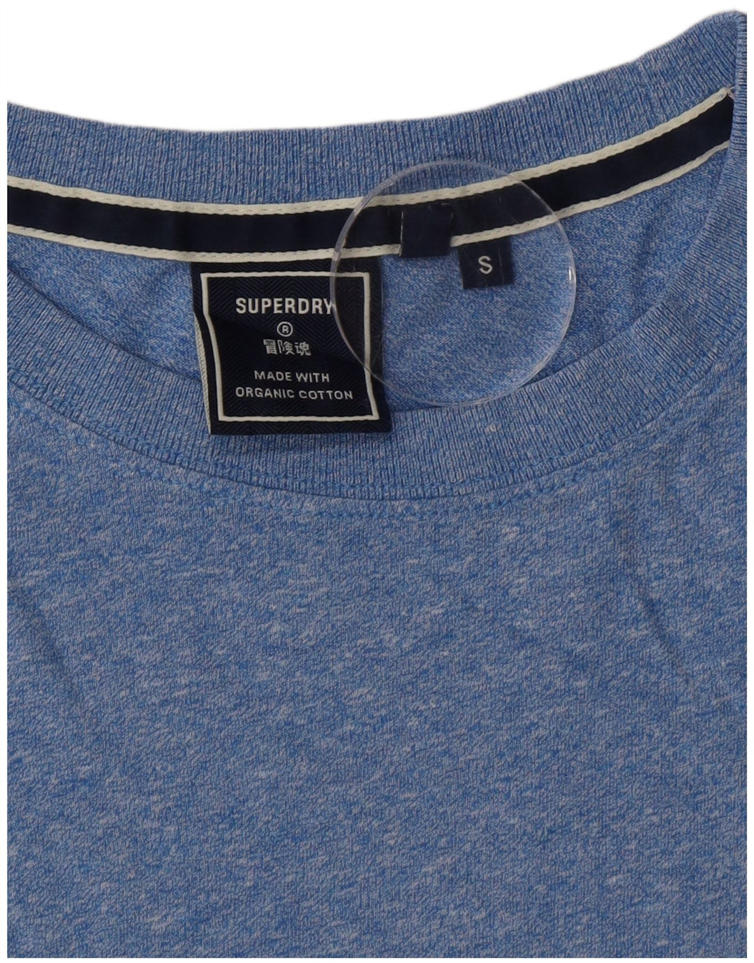 Superdry Herren T-Shirt Top Small Blau Baumwolle