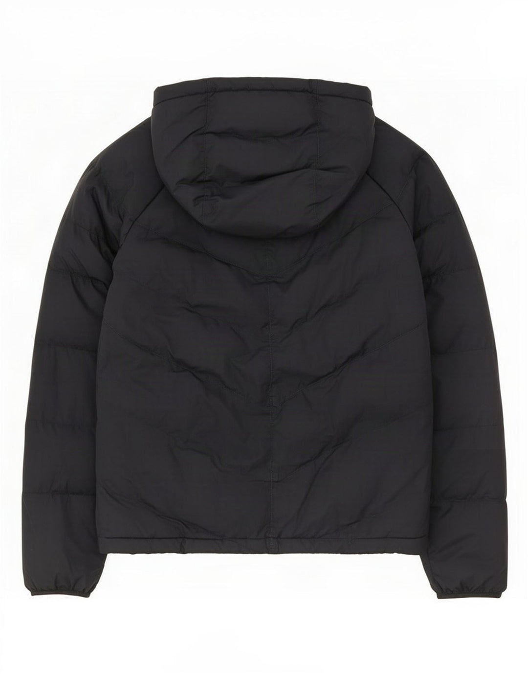 Nike Wattierte Jacke mit Kapuze für Jungen, 13–14 Jahre, XL, schwarzes Polyester