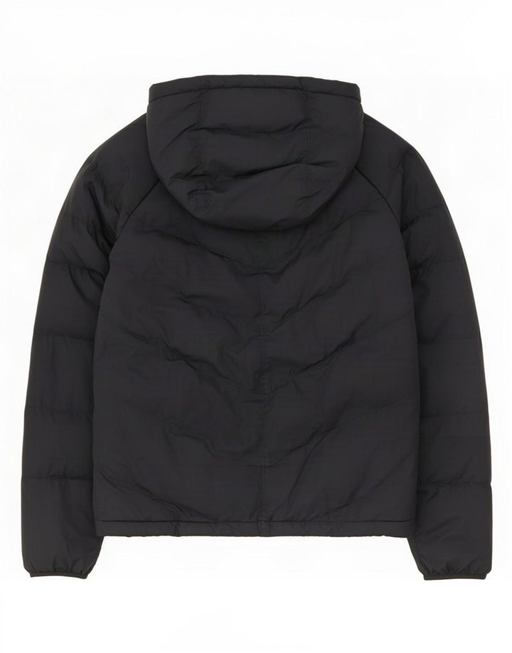 Nike Wattierte Jacke mit Kapuze für Jungen, 13–14 Jahre, XL, schwarzes Polyester