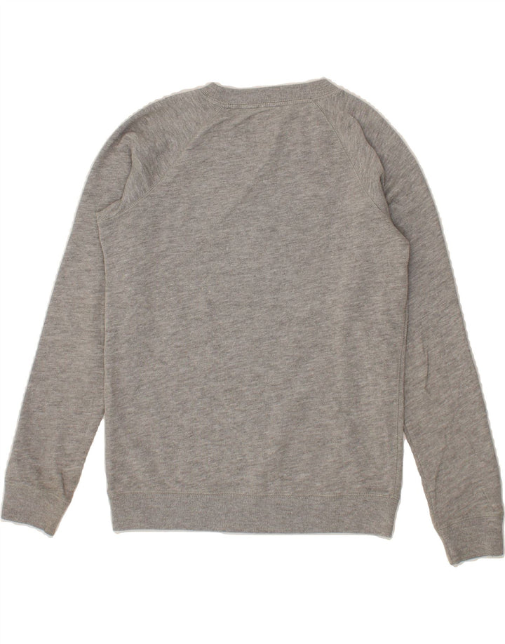 JACK WILLS Womens Sweatshirt Jumper UK 8 Small  Grey Cotton Vintage Jack Wills and Second-Hand Jack Wills from Messina Hembry 