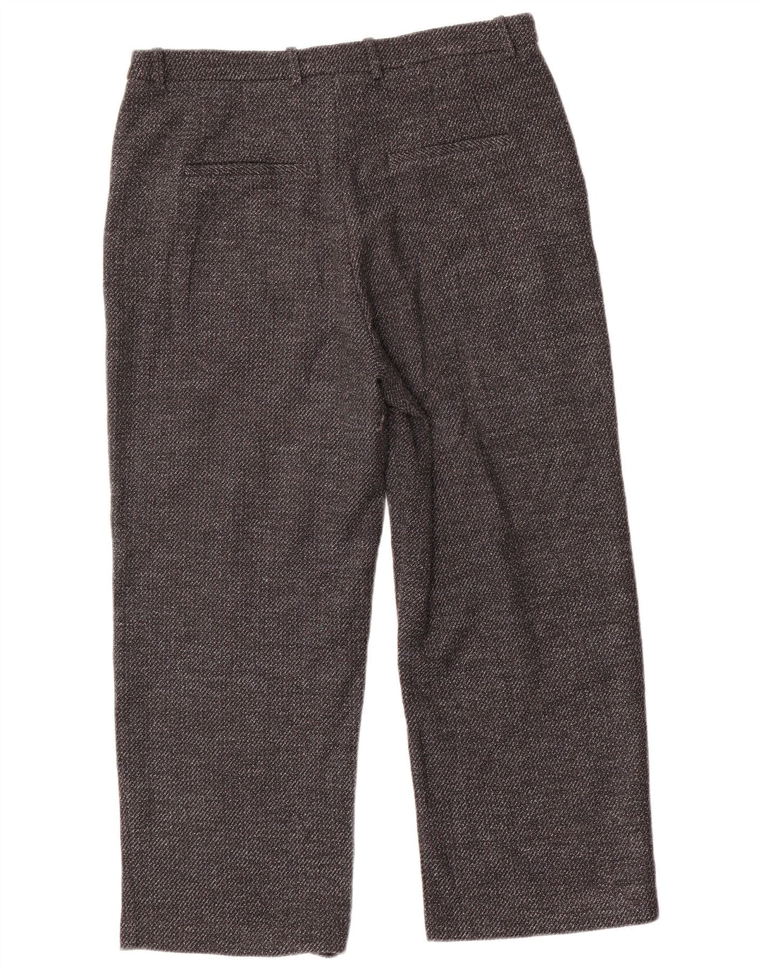 Zara Damen-Hose mit lockerer Passform, EU 40, Mittel W30 L23, Grau, Polyester