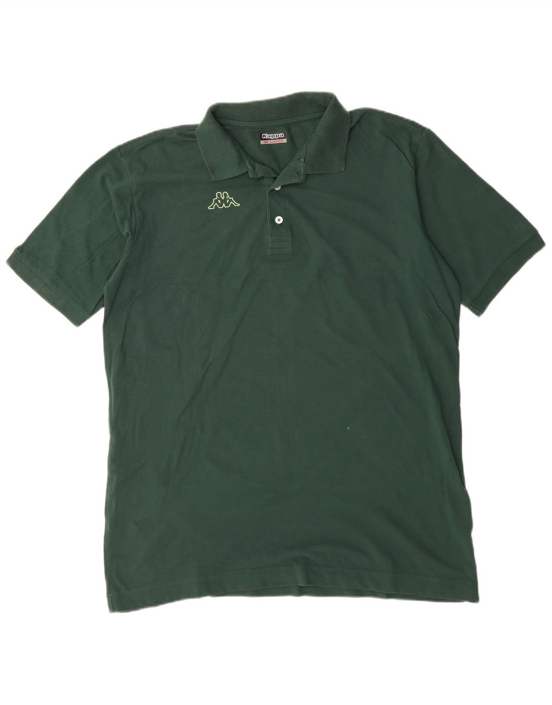 Kappa Herren Poloshirt 2XL Grüne Baumwolle