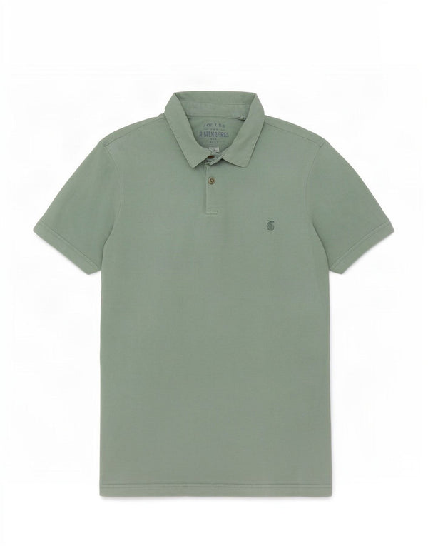 Joules Mens Polo Shirt Small Green Cotton
