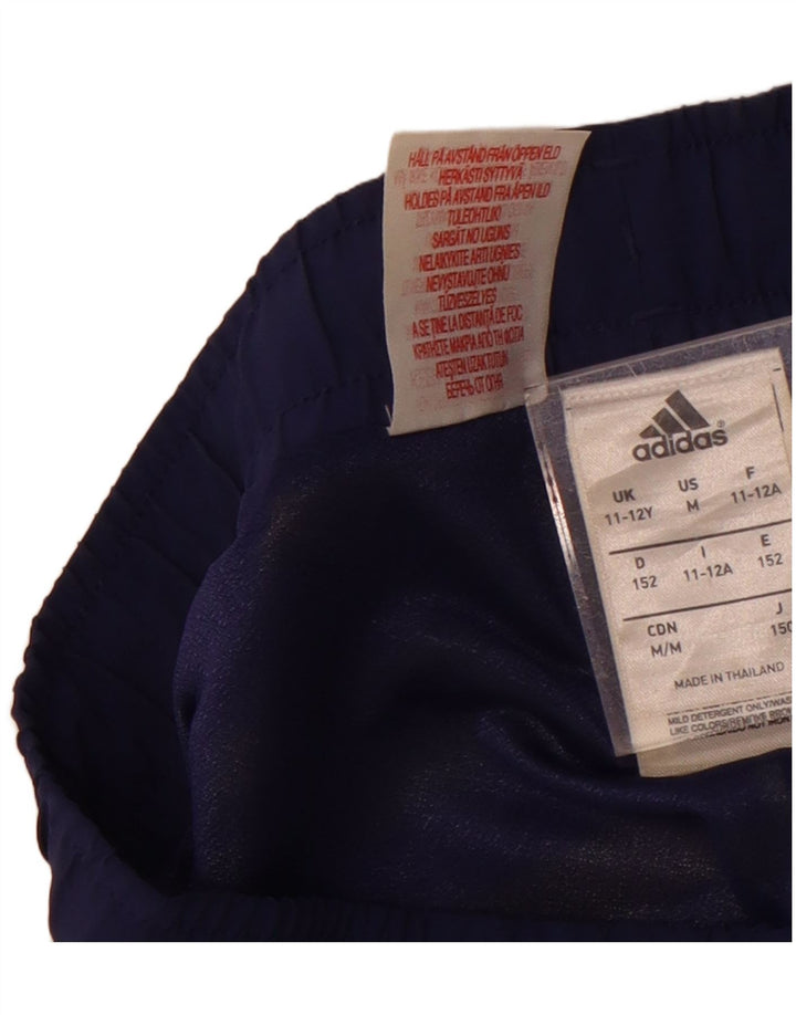 Adidas Sportshorts für Jungen, 11–12 Jahre, mehrfarbig, gestreift, Polyester