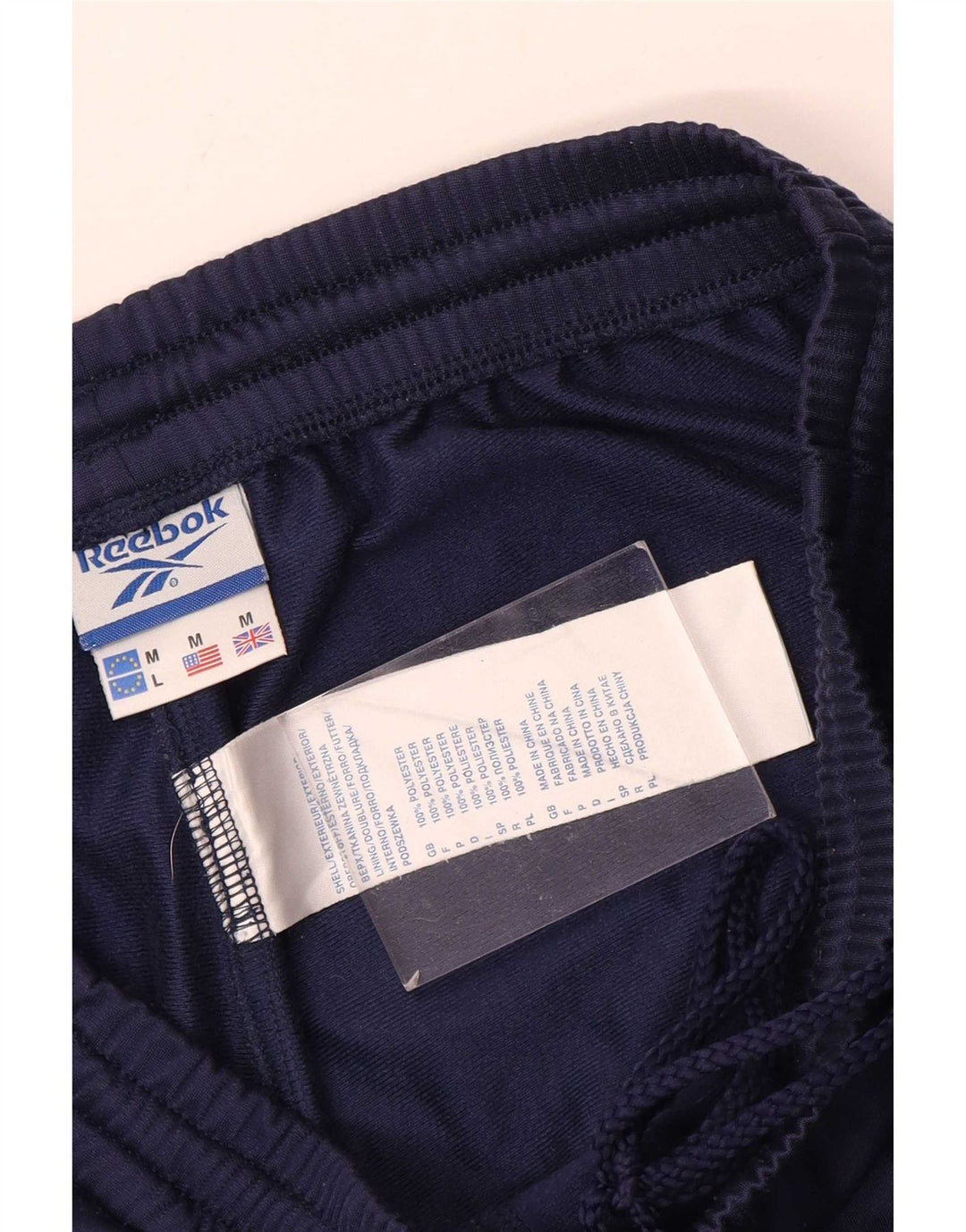 Reebok Herren-Trainingshose, mittelgroß, Marineblau