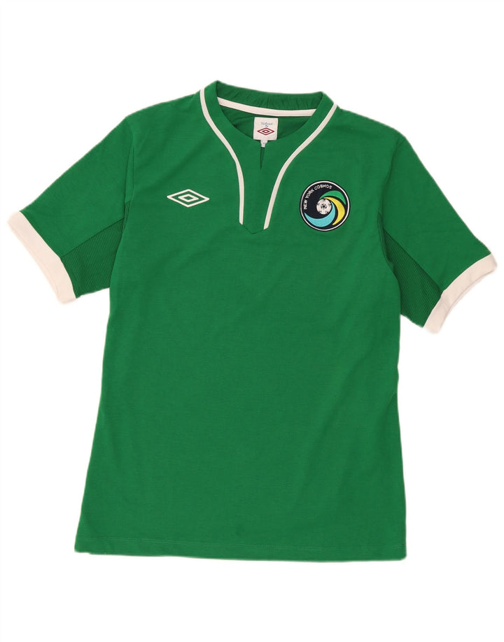 Umbro Herren-T-Shirt mit Grafik, Größe 42, großes grünes Polyester