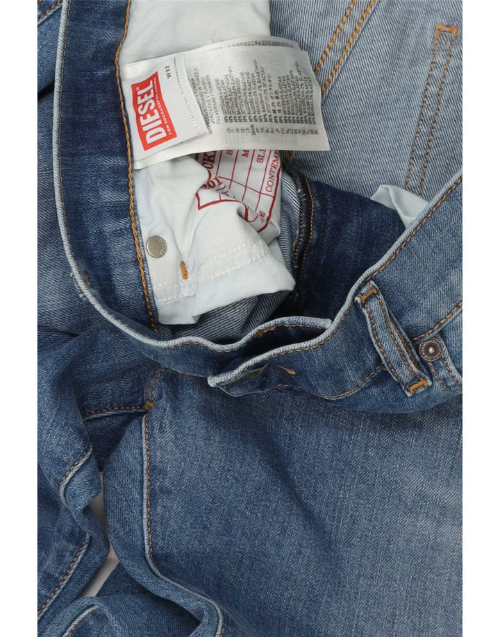 Diesel Herren Slim Jeans W33 L32 Blaue Baumwolle