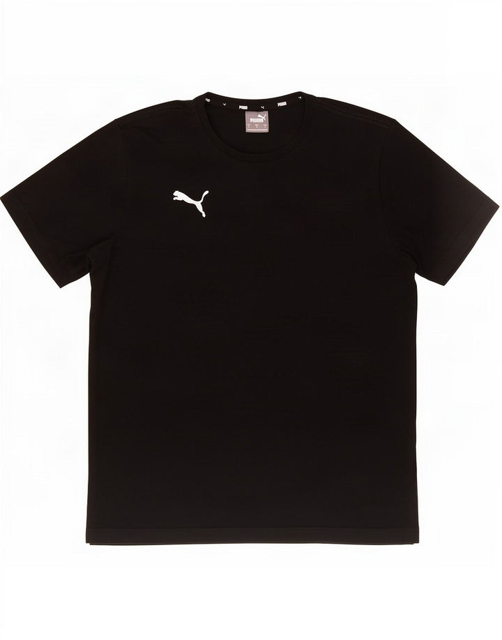Puma Herren T-Shirt Top Large Schwarz Baumwolle