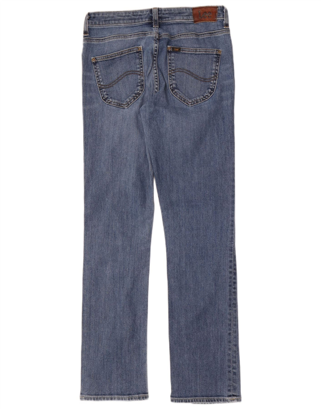 Lee Herren Marion Straight Jeans W29 L31 Blaue Baumwolle