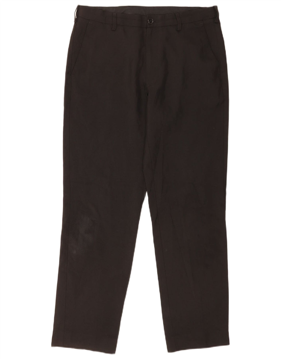 Marks & Spencer Herren-Chinohose mit normaler Passform, W32, L31, schwarzes Polyester