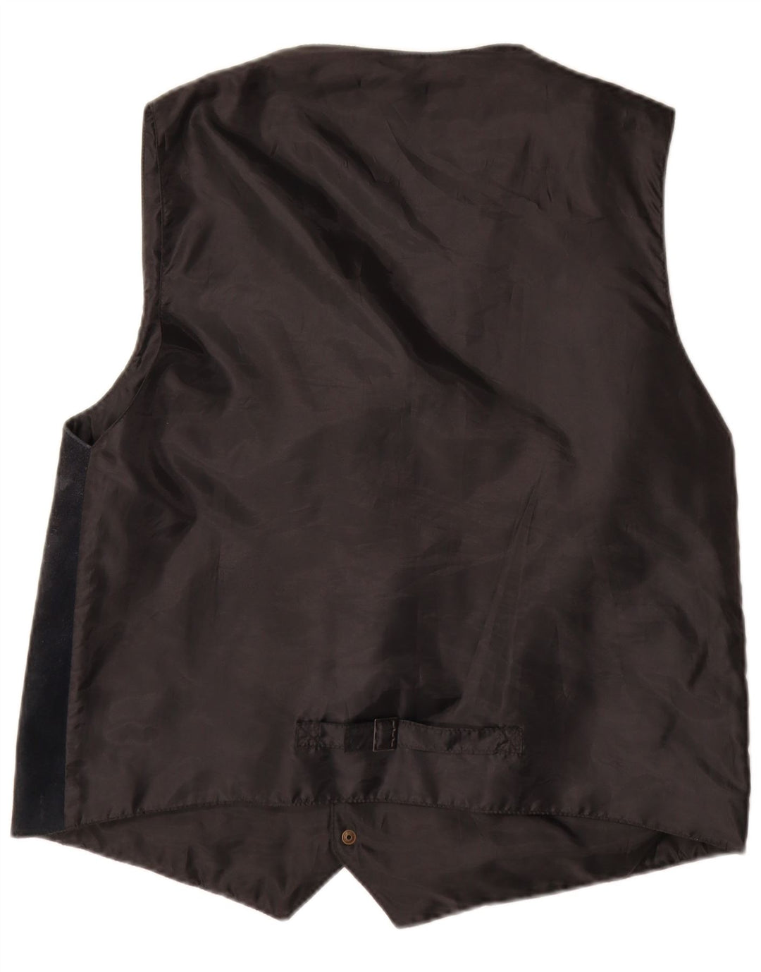 Vintage Herren Wildlederweste Medium Marineblau